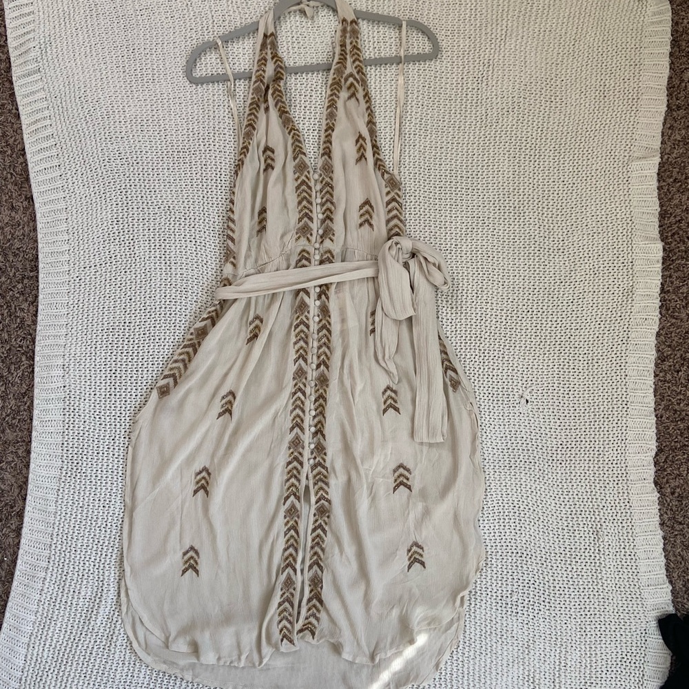 Free People Embellished Midi Dress